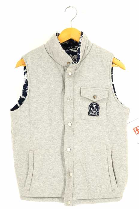 FIDELITY × BEAMS（フィデリティービームス） リバーシブル 中綿ベスト アロハ柄 メンズ トップス