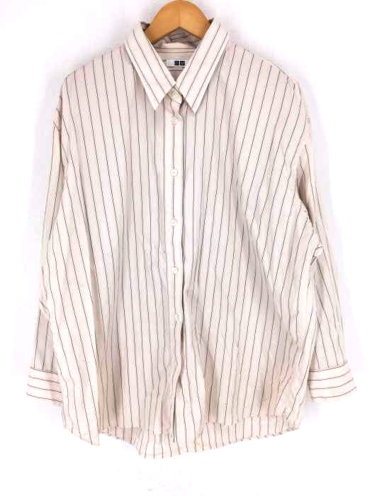 UNIQLO U（ユニクロユー） ストライプボタンシャツ メンズ トップス