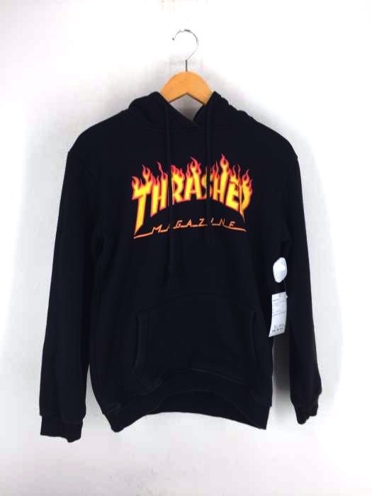 THRASHER(スラッシャー) フレイムロゴプルオーバーパーカー ファイヤーパターン メンズ トップス