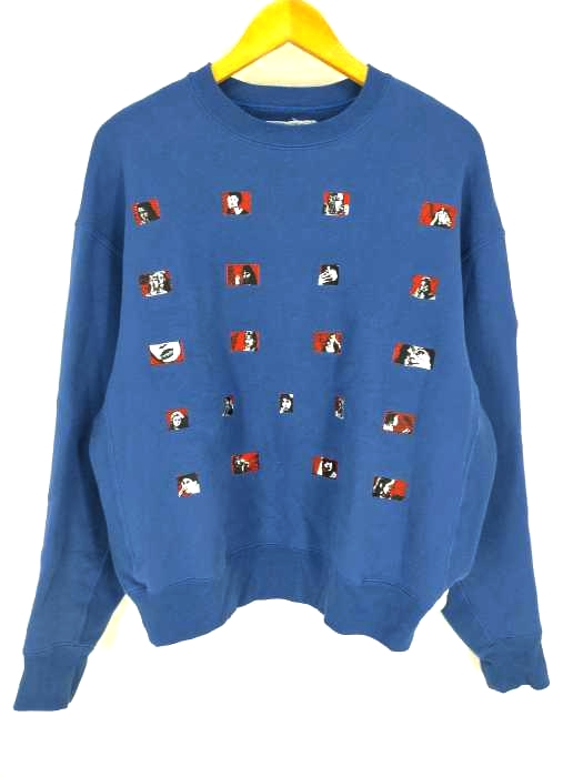 C.E（シーイー） 20AW Embroidery Pics Crew Neck メンズ トップス