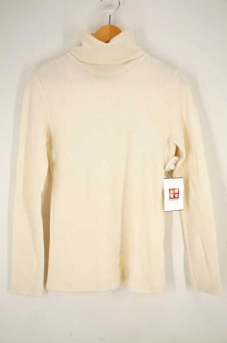 NIGEL CABOURN （ナイジェルケーボン ） TURTLENECK SHIRT ECRU MAIN LINE ハイネックサーマルカットソー レディース トップス