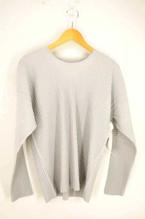 HOMME PLISSE ISSEY MIYAKE(オムプリッセ イッセイミヤケ) プリーツ加工長袖カットソー メンズ トップス