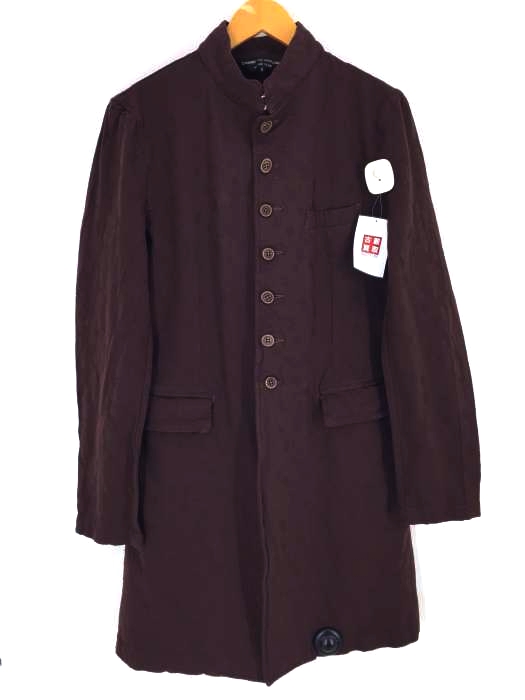 COMME des GARCONS HOMME PLUS（コムデギャルソンオムプリュス） AD2007 縮絨スタンドカラーロングジャケット メンズ アウター