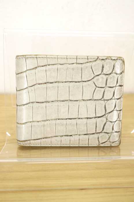 BOTTEGA VENETA(ボッテガヴェネタ) クロコ押し 二つ折り財布 メンズ 財布・ケース