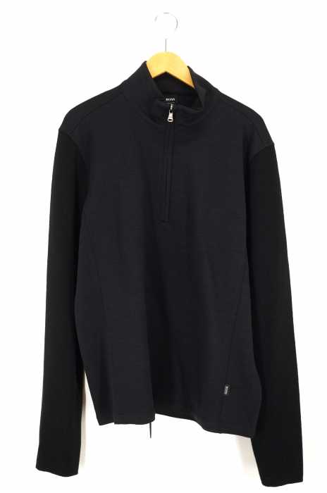 HUGO BOSS（ヒューゴボス） ハーフジップ袖切替トップス メンズ トップス