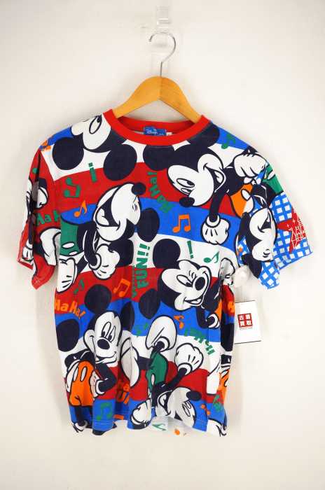 Disney Store（ディズニーストア） 総柄 ボーダーTシャツ レディース トップス