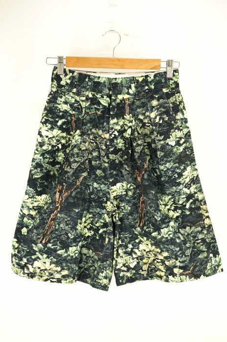 HYKE （ハイク） リーフ フォレスト ハーフパンツ 総柄 レディース パンツ