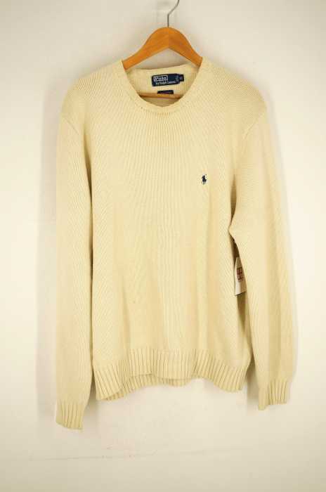 Polo by RALPH LAUREN （ポロバイラルフローレン） ワンポイント刺繍ニット メンズ トップス