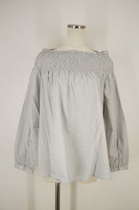 EMODA (エモダ) WIDEシャーリングデコルテTOP レディース トップス