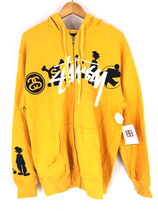 Stussy（ステューシー） ロゴプリントジップアップパーカー メンズ トップス