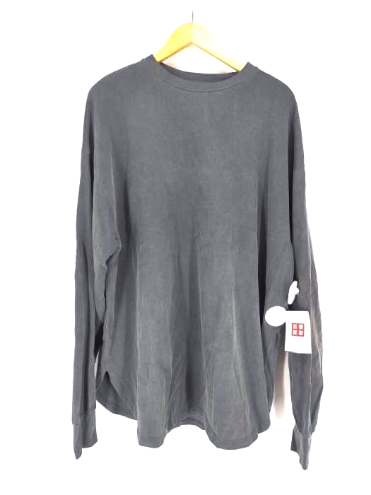 DankeSchon（ダンケシェーン） PIGMENT L/S T-SHIRT ピグメント加工オーバーサイズTシャツ メンズ トップス
