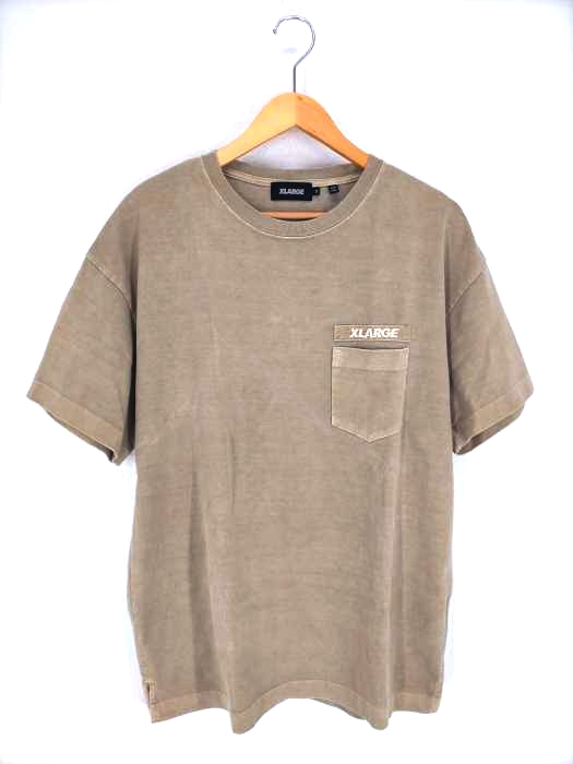 XLARGE（エクストララージ） S/S HEAVYWEIGHT PIGMENT POCKET TEE メンズ トップス