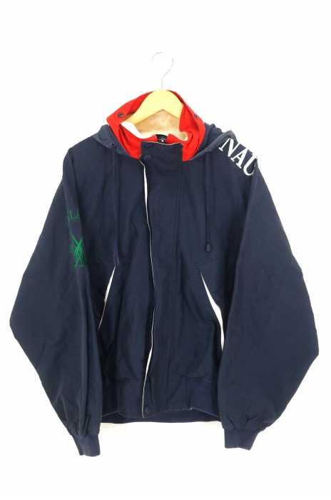 NAUTICA （ノーティカ） 90S 袖刺繍ジップアップナイロンジャケット メンズ アウター