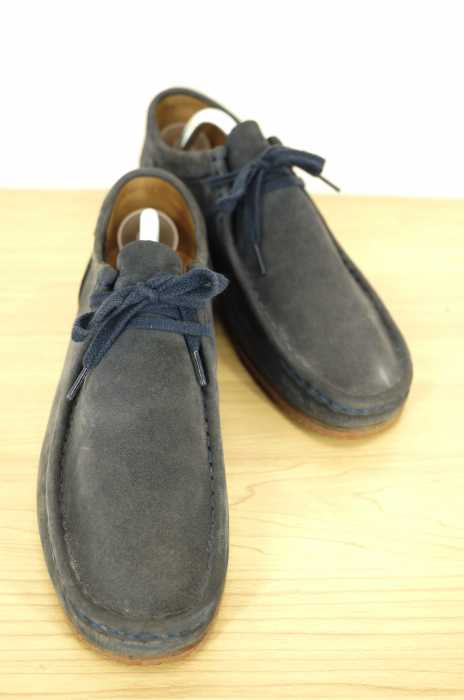 Clarks（クラークス） Run Navy Nubuck メンズ シューズ