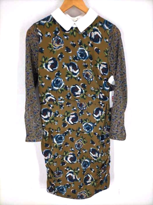 CLANE（クラネ） DEFORMER FLOWER ONEPIECE 花柄ワンピース レディース ワンピース