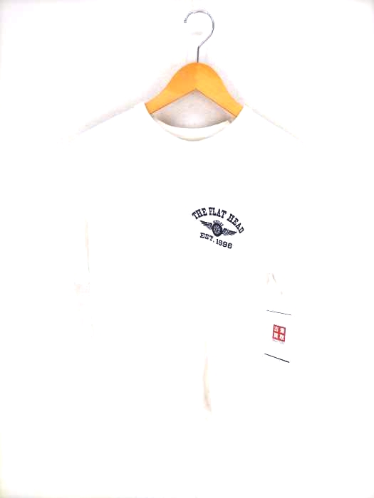FLAT HEAD（フラットヘッド） FLYING WHEEL プリント丸胴クルーネックTシャツ NEW THCシリーズ メンズ トップス