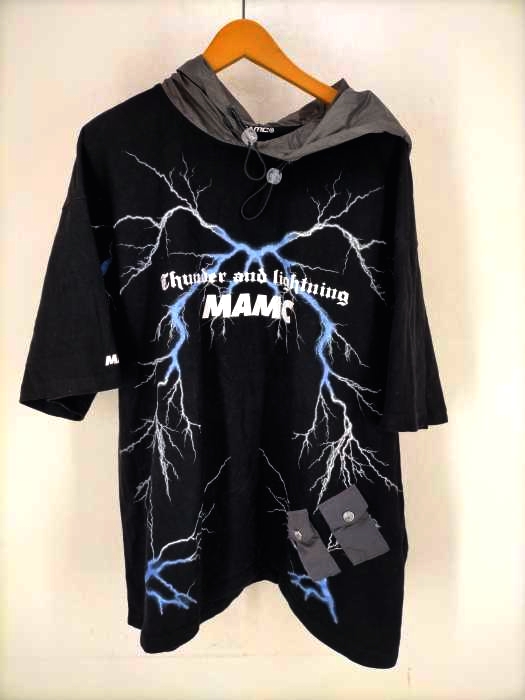 MAMC(エムエーエムシー) フーディプリントTシャツ メンズ トップス