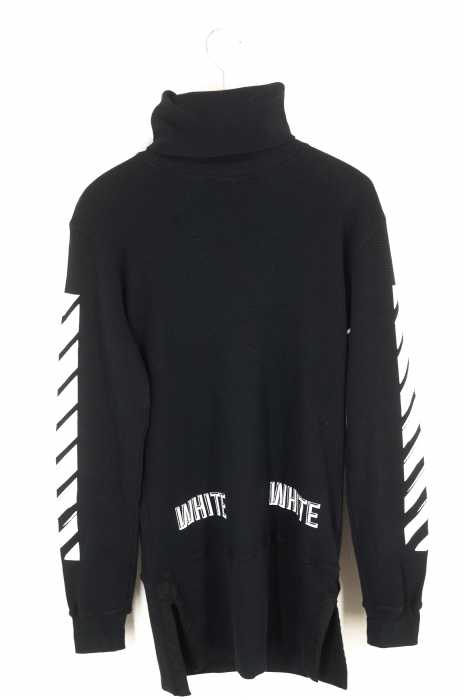 OFF-WHITE（オフホワイト） WAFFLE TURTLE NEC バイアスプリントロングTシャツ メンズ トップス