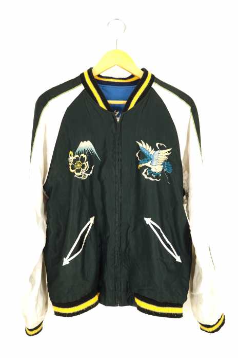 東洋エンタープライズ(トウヨウエンタープライズ) SOUVENIR JACKET 「JAPAN MAP×DRAGON」 リバーシブルサアセテートテンスカ メンズ アウター
