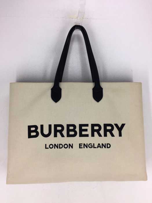 BURBERRY(バーバリー) ロゴデティールキャンバス メンズ バッグ