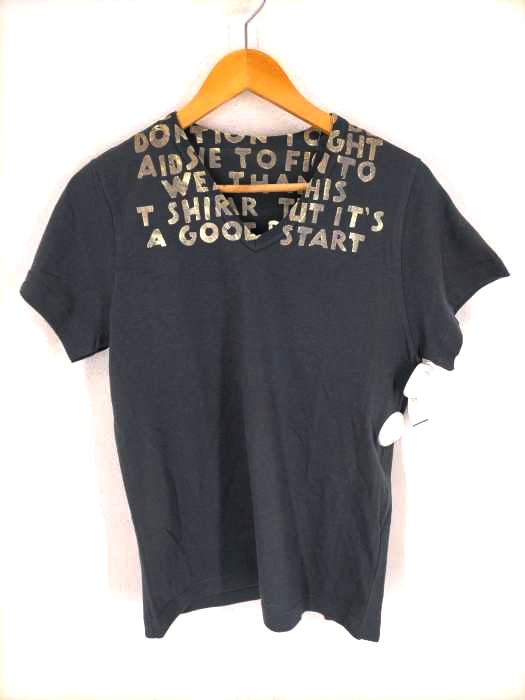 Martin Margiela（マルタンマルジェラ） 04AW エイズTシャツ デッドストック メンズ トップス