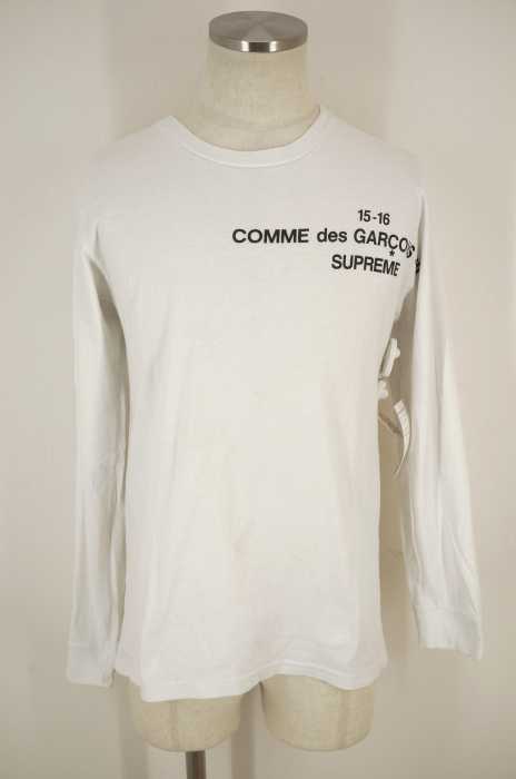 SUPREME x COMME des GARCONS SHIRT （） SHIRT L/S Tee メンズ トップス