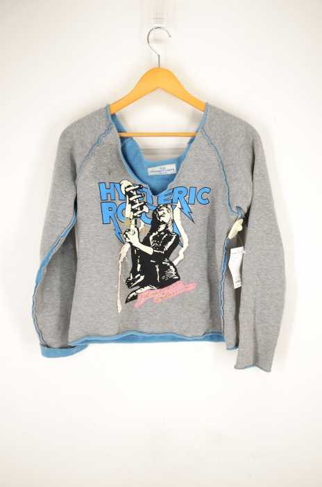HYSTERIC GLAMOUR (ヒステリックグラマー) カットオフスウェットトレーナー レディース トップス