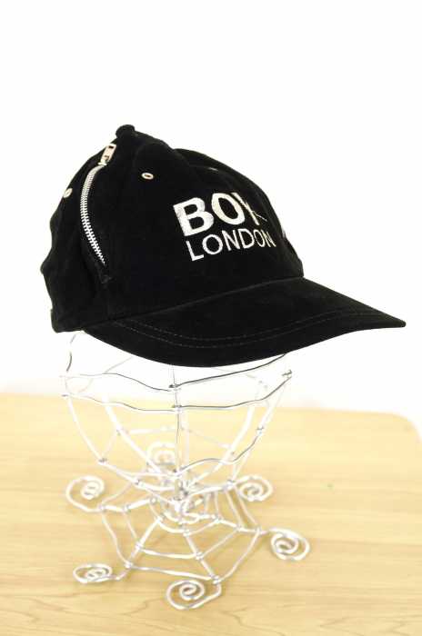 BOY LONDON(ボーイロンドン) ジップデザインスエードキャップ メンズ 帽子