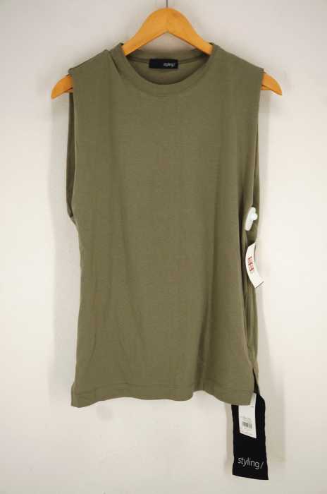 styling/（スタイリング） ノースリーブカットトップス レディース トップス