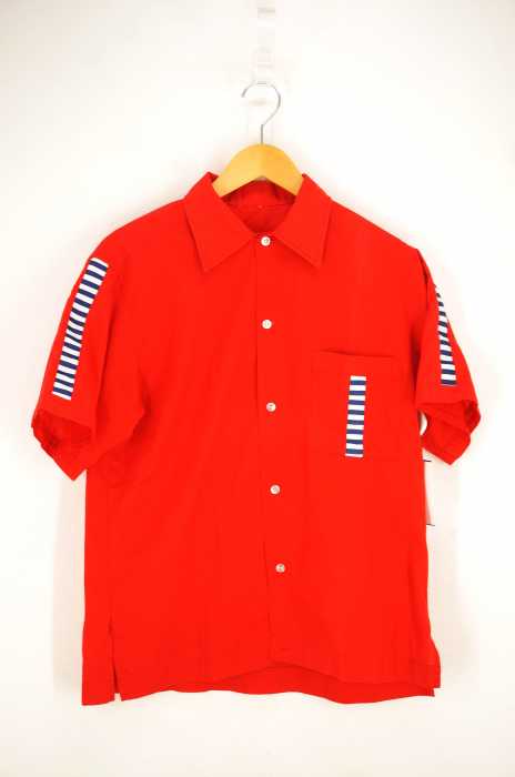 USED古着 (ユーズドフルギ) 80~90S バックプリントワークシャツ メンズ トップス