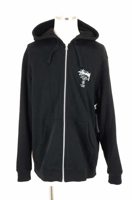 STUSSY (ステューシー) バックロゴジップアップパーカー メンズ トップス