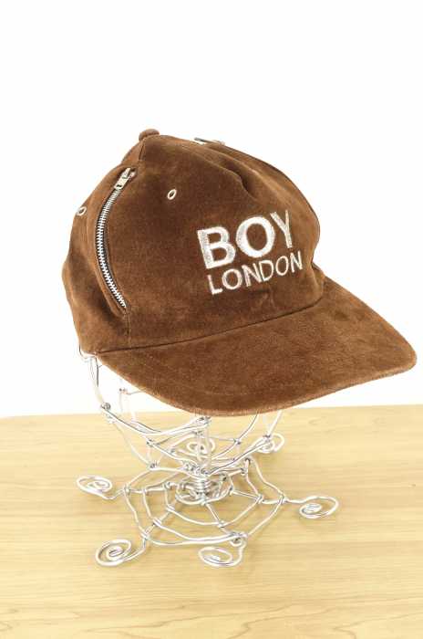 BOY LONDON(ボーイロンドン) ジップデザインスエードキャップ メンズ 帽子