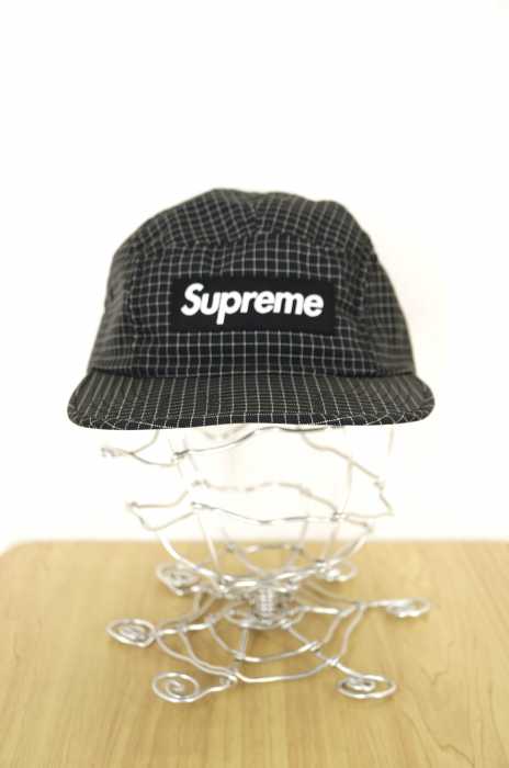 Supreme (シュプリーム) 17AW Overdyed Ripstop Camp Cap メンズ 帽子