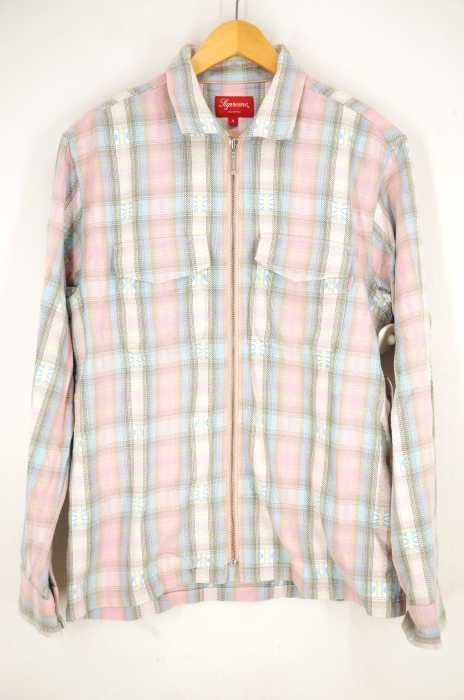 Supreme (シュプリーム) 17AW Plaid Flannel Zip Up Shirt メンズ トップス