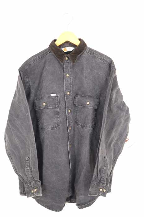 Carhartt （カーハート） 80S~90S 襟コーデュロイ ダックワークシャツ メンズ アウター