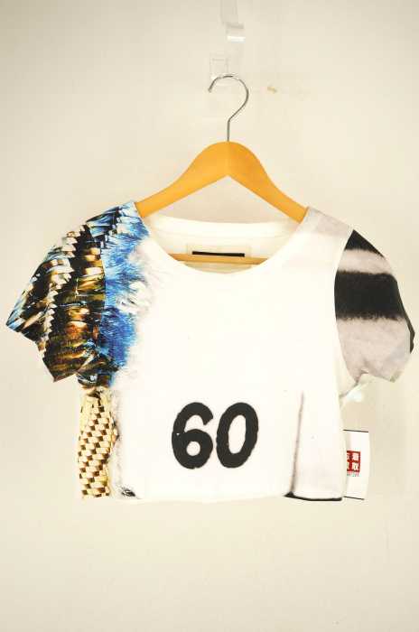 17ss バレンシアガ クロップド シャツ 39 BALENCIAGA ボクシークロップド半袖シャツ 17ss