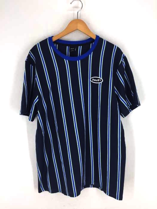 HUF(ハフ) ストライプクルーネックTシャツ メンズ トップス