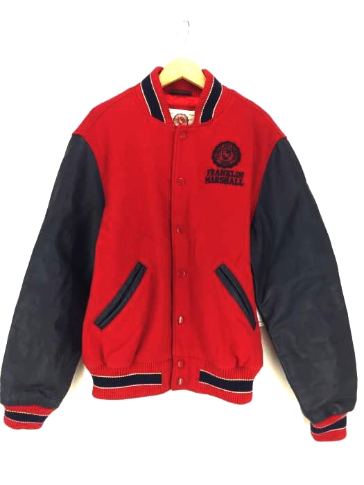 FRANKLIN&MARSHALL（フランクリンマーシャル） レザー切替スタジャン メンズ アウター