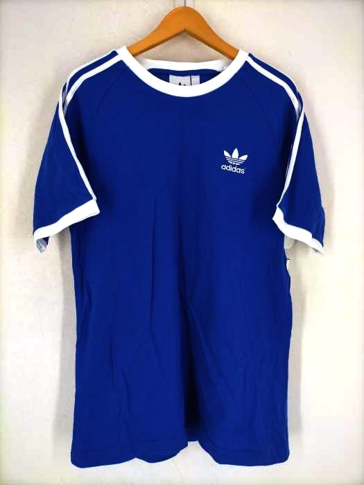 adidas Originals（アディダスオリジナルス） ロゴ刺繍クルーネックTシャツ メンズ トップス