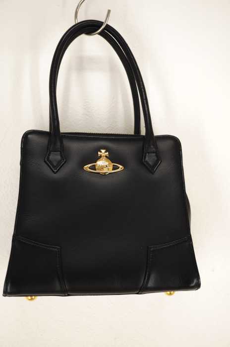 Vivienne Westwood Accessories（ヴィヴィアンウエストウッド アクセサリー） オーブロゴ　ミニレザーハンドバッグ レディース バッグ