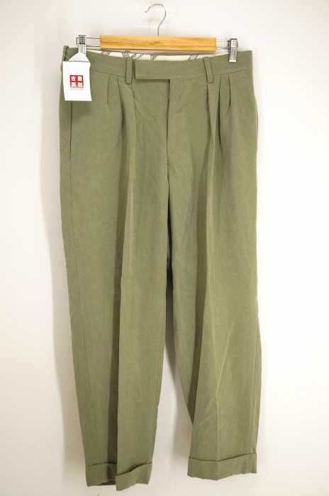 m's braque （エムズブラック） 3 Tuck Dress Jodpurs Pant　シルクタックスラックス メンズ パンツ