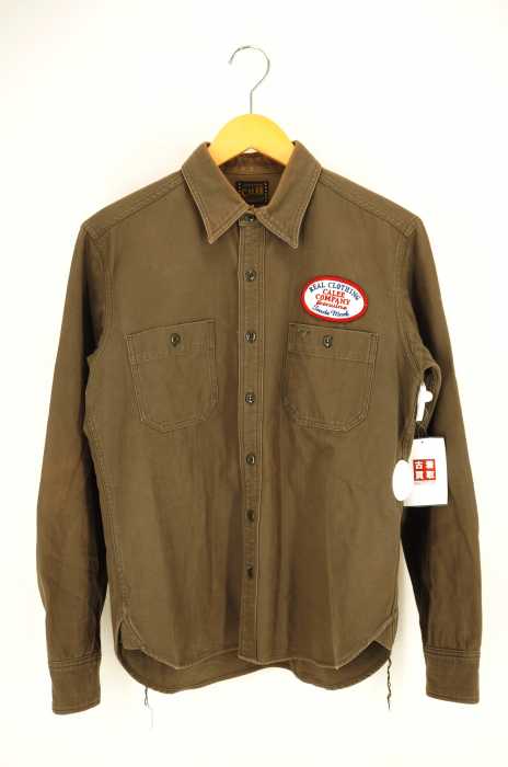 CALEE（キャリー） L/S HERRINGBONE WORK SHIRT レディース トップス