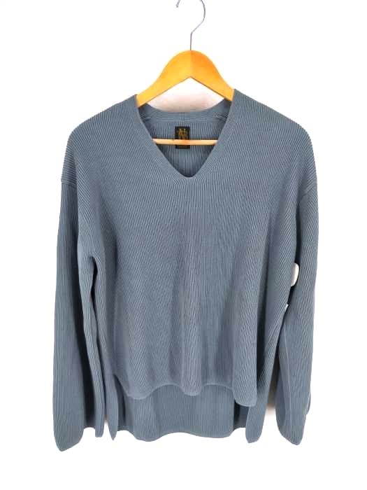 BATONER（バトナー） HIGH COUNT RIB V-NECK レディース トップス
