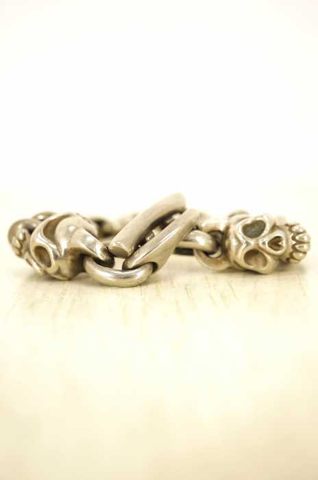 USED （ブランド不明） スカル ブレスレット メンズ アクセサリー