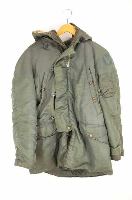 USED古着  （ユーズドフルギ） vintage 50s~60s U.S AIR FORCE N-3B CROWN社製ジップ メンズ アウター