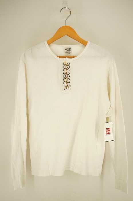CALEE（キャリー） 刺繍ロングスリーブTシャツ メンズ トップス