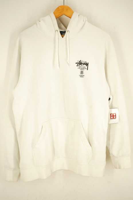 STUSSY （ステューシー） ブランドロゴ スウェットプルオーバー メンズ トップス