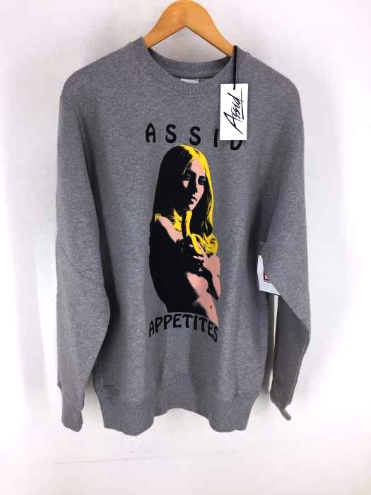 ASSID（アッシド） APPETITES CREW SWEAT メンズ トップス