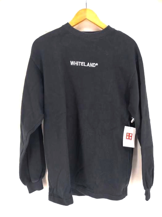 WHITELAND BLACKBURN(ホワイトランドブラックバーン) 刺繍クルーネックスウェットトップス メンズ トップス