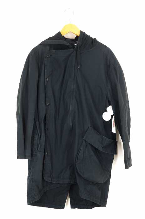 PUMA by hussein chalayan(プーマバイフセインチャラヤン) スナップボタン アシンメトリーフィッシュテールコート メンズ アウター